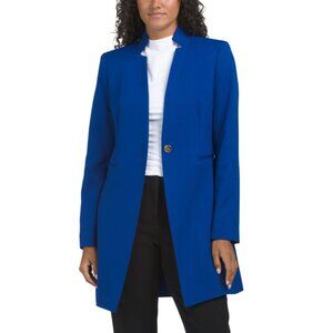 TAHARI ASL Cobalt Long Blazer